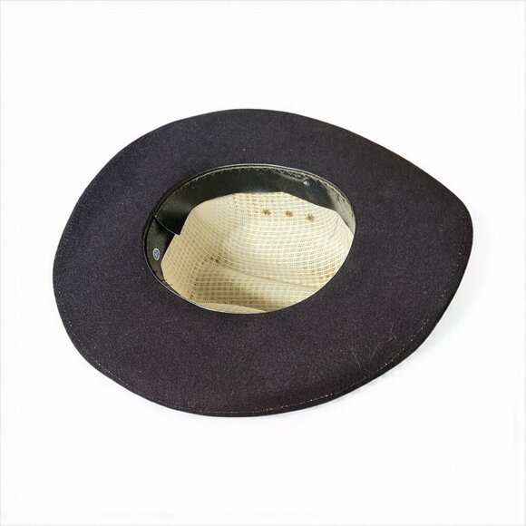 Children’s Western Black Cowboy Hat Small - Picture 3 of 5